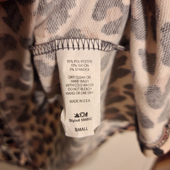 VICI Leopard Print Long Sleeve Dress Size S - Picture 5 of 8
